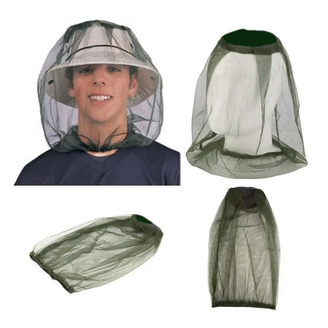 

Midge Bug Camping Protector Hat Face Mesh Mosquito Net Cover Protector Hat Head Insect HOT Travel Mosquito Outdoor Net