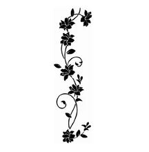 PHFU 105x30cm Noir décor Art Peints mural Murs enduits en PVC