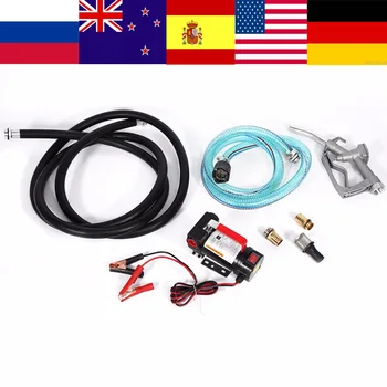 

Electric Diesel Fluid Extractor Auto Oil Transfer Pump With Fuel Filter Nozzle Car Accessories 12V Fuel Transfer Pump