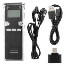 Бизнес диктофон 8 Гб Диктофон мини скрытый звук шумоподавление записывающая ручка mp3-плеер