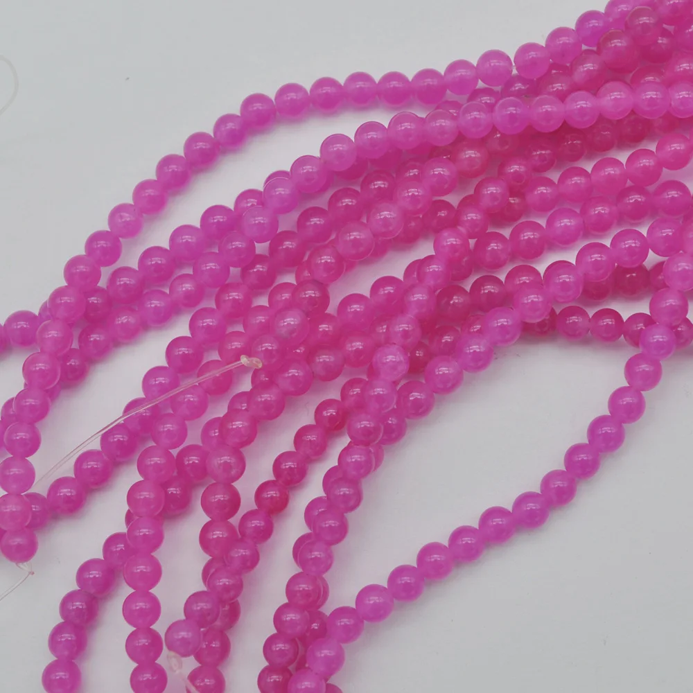 4MM Red Jaspe Round Loose Beads 15.5 Inch Jewelry For Woman Gift Making WA002 | Украшения и аксессуары