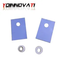 100 шт TO-220 силиконовый Теплоизоляционный теплоотвод с изоляционными частицами для LM78XX/LM317/TDAXX