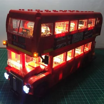 

Led Light UP Kit For technic 10258 London Bus Bricks Set fit 21045 Blocks Toys Model Car London buses Lighting Set