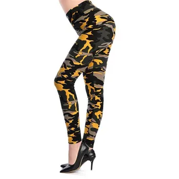 VISNXGI New Fashion 2021 Camouflage Printing Elasticity Leggings Camouflage Fitness Pant Legins Casual Milk Legging