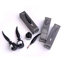 1 шт. Черная Подводка-гель для глаз макияж Водонепроницаемая долговечная гелевая подводка Кисточка для подводки глаз Дымчатая Косметика