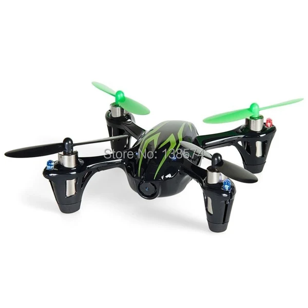 Hubsan X4 H107C Модернизированный 2,4G 4 CH RC Квадрокоптер с дистанционным управлением и 2MP Камера RTF красного и белого цвета, цвета: черный, красный, черный и зеленый