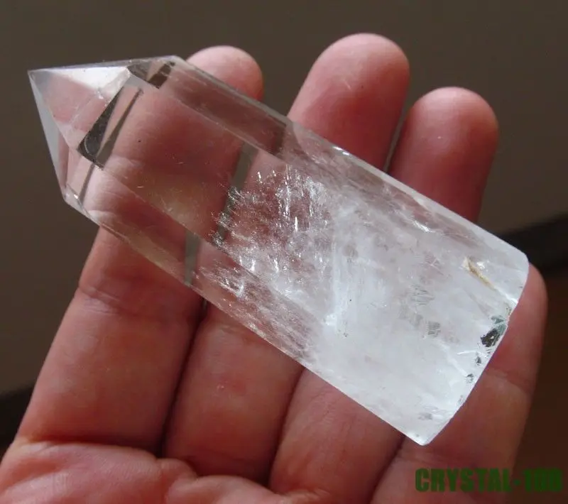 

6909+++68g 2.76" natural pure quartz rock crystal point healing DA267