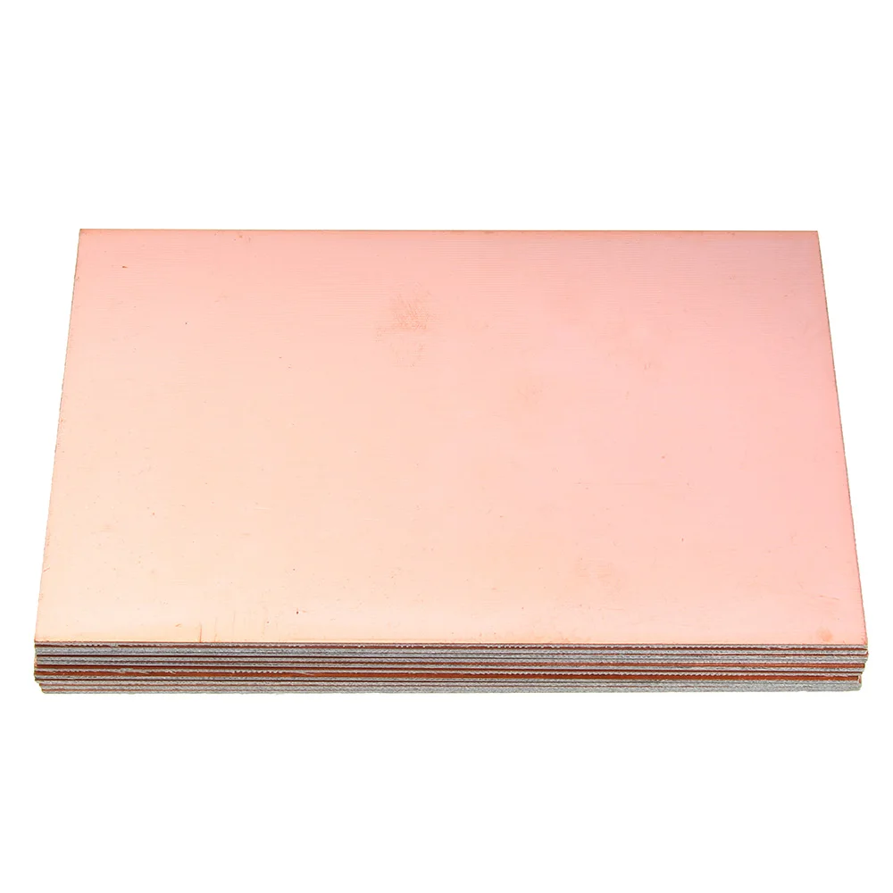 

10pcs Double-sided Copper Clad Plate PCB Board FR4 Fiberglass Board 12x18cm Passive Components Laminate Circuit Board