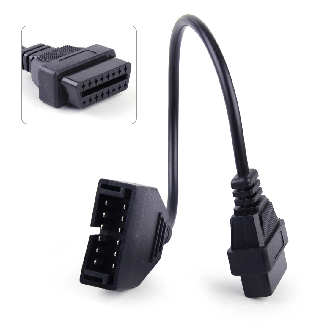 Universal OBD1 To OBD2 Adapter Harness Jumper Diagnostic Connector Cable