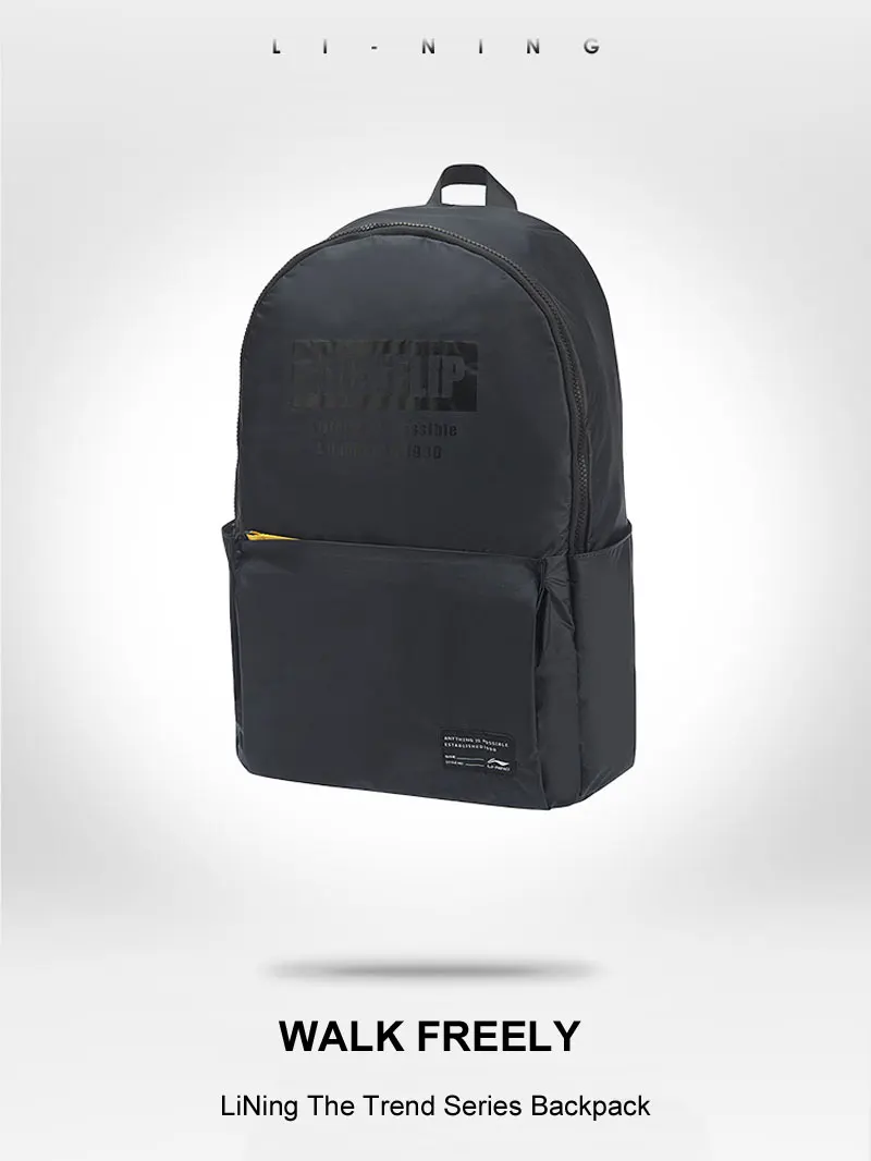 Li-Ning унисекс трендовый рюкзак 24L регулируемый плечевой ремень боковой карман подкладка для отдыха спортивные сумки ABSP032 BBB073