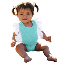 Детские купальники для девочек купальник из полиэстера купальный костюм бикини цельный купальник лук комбинезон с оборками Dot swimwears наборы K409