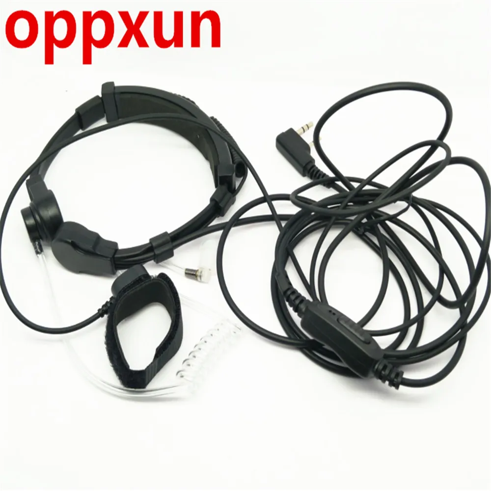 Oppxun гортани палец двойной использовать наушники для Kenwood TK 3107 TK 3307 TK-F8 TK3207 tk2207 UV5R bf888s портативная рация