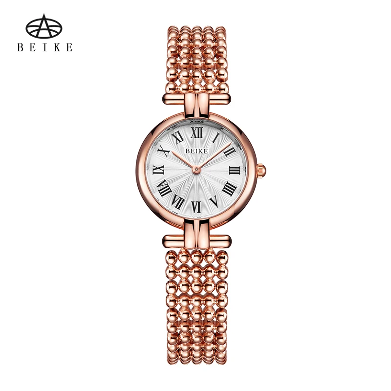 Beste BEIKE Vrouwen Horloges Luxe Merk Mode Quartz Dames Rvs Armband Horloge Casual Klok montre Femme reloj mujer