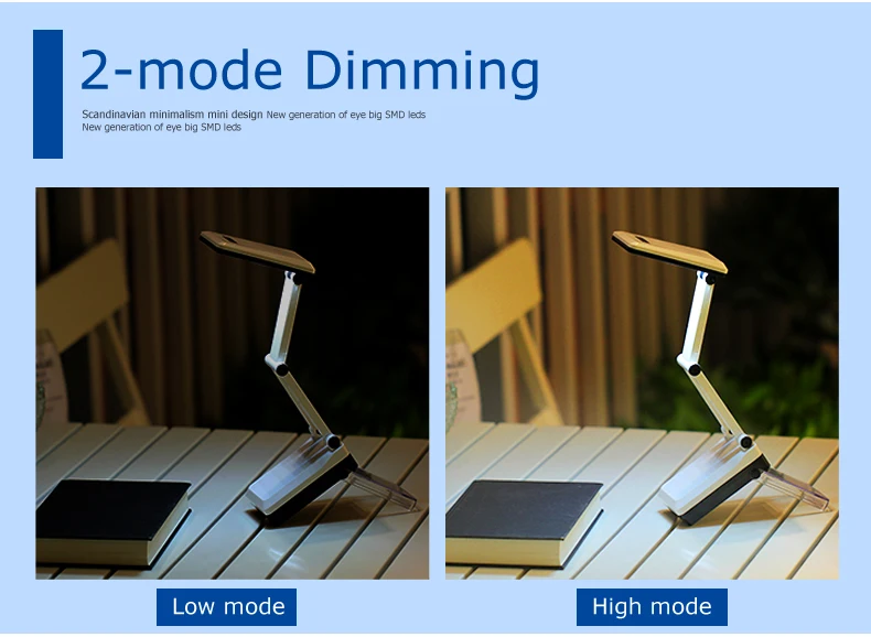 Светодиодный мини-Настольный светильник YAGE, складной настольный светильник, перезаряжаемый аккумулятор 600 мА/ч, Настольный светильник, 16 шт., светодиодный Настольный светильник, специальная лампа для студентов