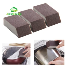 JiangChaoBo Emery Sponge Wipe The Magic Wipe Iron Scale Sponge Kitchen Decontamination Cleaning Brush Dishwashing Sponge Block