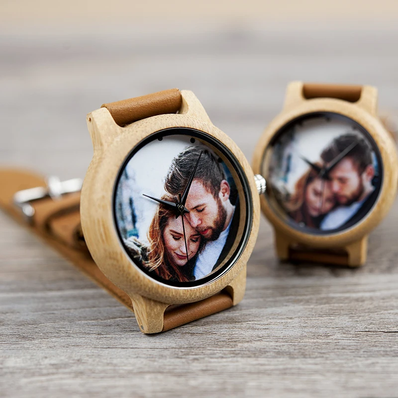 Creative Customizable Photo Bamboo Wrist Watch 5 Creative Customizable Photo Bamboo Wrist Watch 11