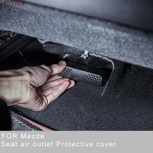 Для Mazda 2 3 5 6 CX-3 ATENZA Axela CX7 CX9 MX5 mazda speed 3 Автомобильное сиденье кондиционер воздуха на выходе Защитная крышка наклейка