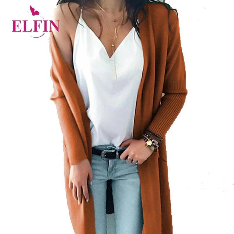 Streetwear Sweater Women Cardigan Long Sleeve Harajuku Sweaters Solid With Pocket Winter Spring 