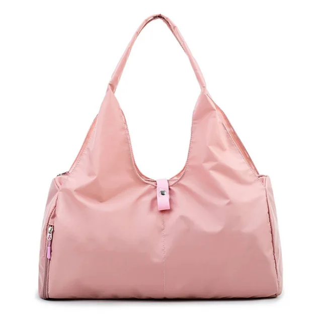 Women Fashion Waterproof Pink Ultralight Fitness Shoulder Handbags ...