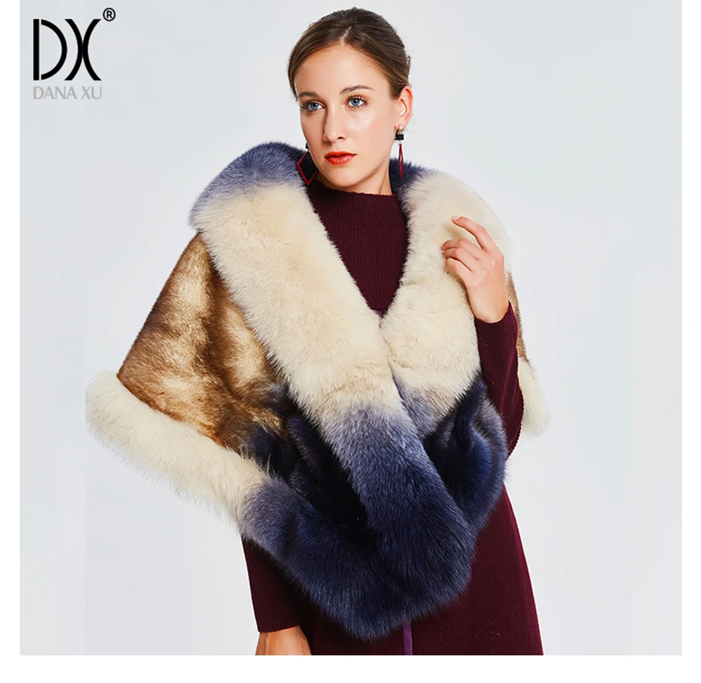 Ladies Long Faux Fur Vintage Scarf Womens Collar Winter Warm Wrap Stole New