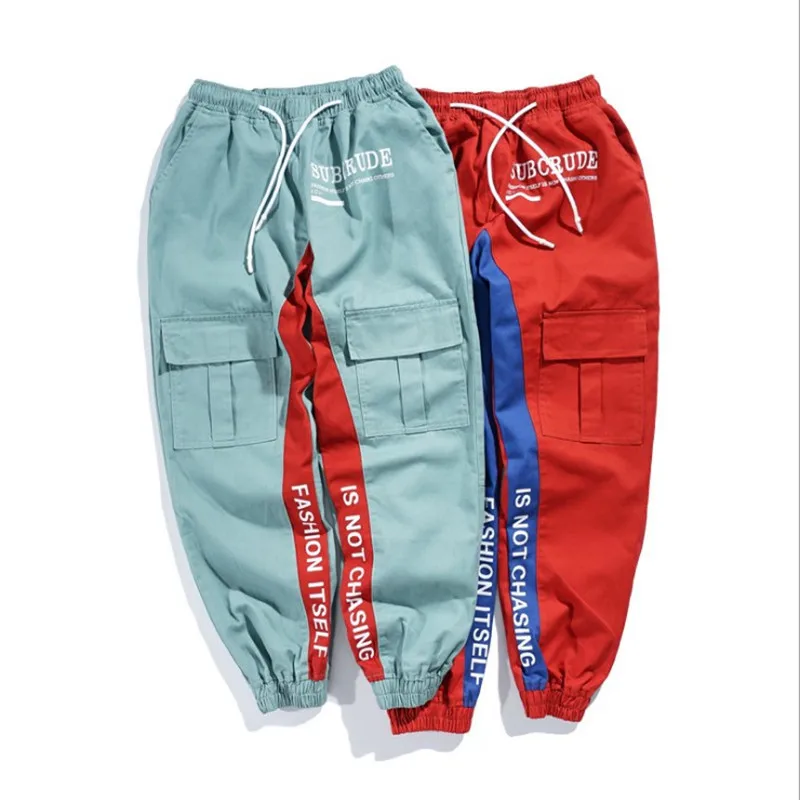 Мужские брюки-карго новинка 2018 Pantalon Homme Kargo Pantolon штаны в стиле хип-хоп мужские