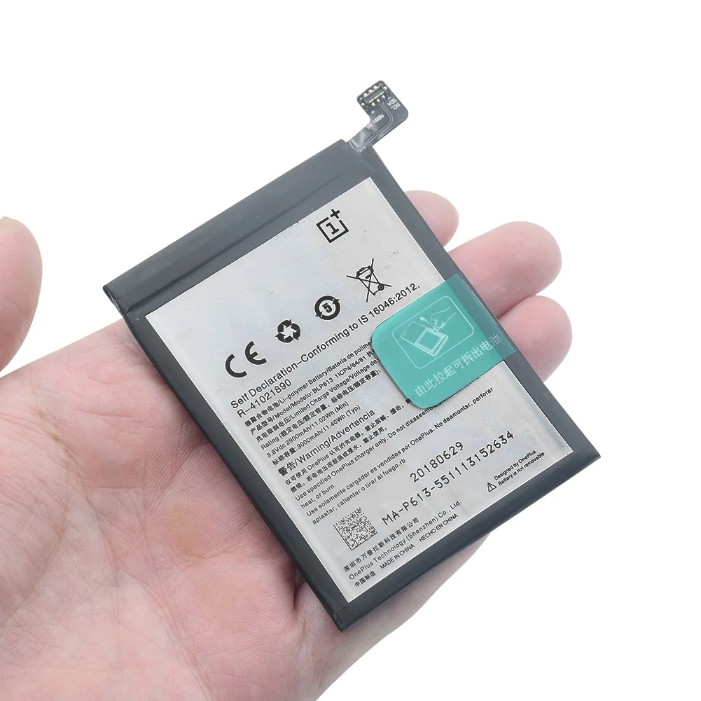 Сменный литиевый аккумулятор BLP613 для OnePlus 3 3000 мАч перезаряжаемый литий ионный