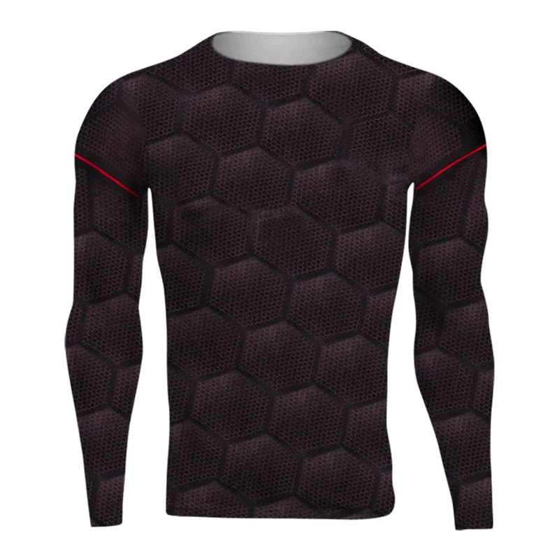 

Long Sleeve Avengers 3 Iron Man 3D Printed T shirts Men Compression Shirts 2018 Top For Male fitness Clothing