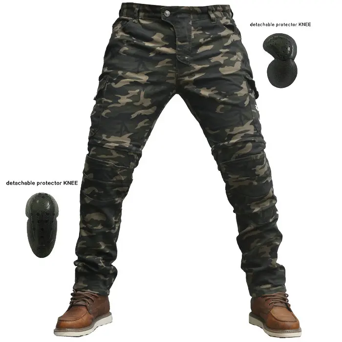Newest Fashion casual volero jeans motorcycle pants camouflage outdoor