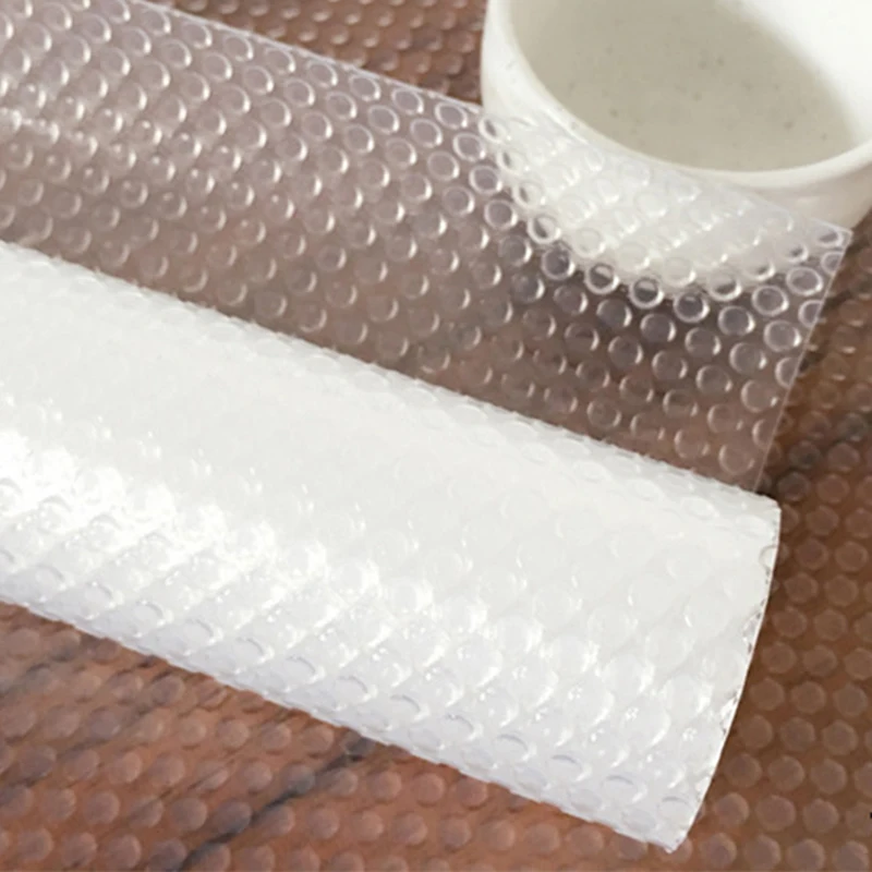 

Hot Sale 150 * 30cm EVA transparent Non-Adhesive Cupboard Cabinet Shelf Drawer Liner Non-Slip Mat