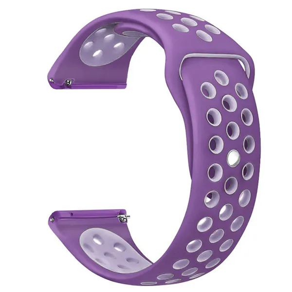 Цветной силиконовый ремешок для часов Ремешок Для Fitbit Versa Смарт-часы запасной браслет ремешок для fitbit Versa - Цвет: Фиолетовый