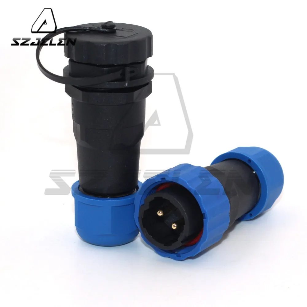 SD20,7pin Waterproof Connectors Plug Socket,20mm Panel Mount Connector IP68