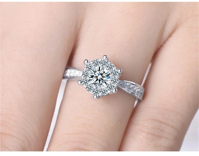 Luxury White Gold Color Rings For Women Crystal Jewelry Wedding Engagement Bague Femme Accessories Supernatural Anel 585 DR93 (16)