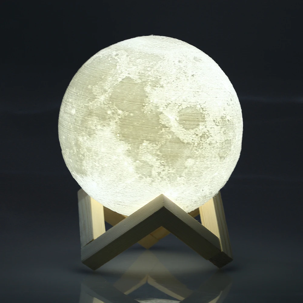 3D USB LED Magical Moon Night Light Moonlight Table Desk Moon Lamp Home Decor eBay