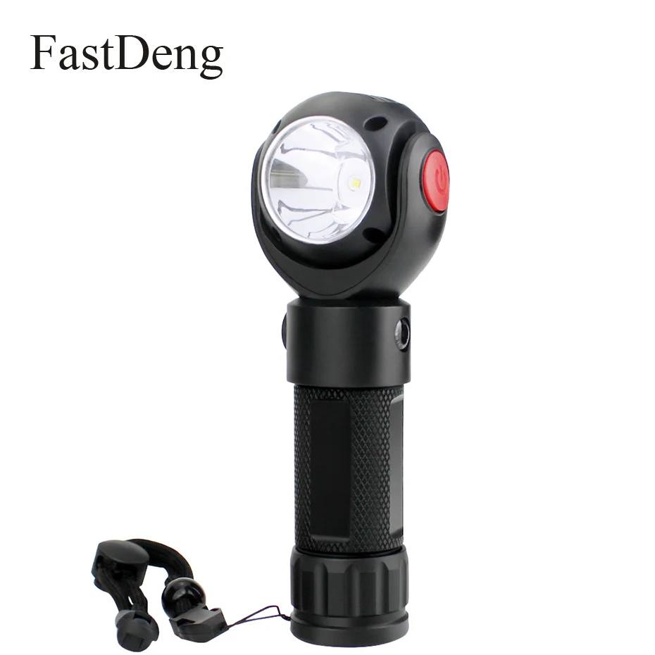 

LED Flashlights T6+COB Led Work Light 360 Degree Rotatable With Magnet Flash Light Torch USB Rechargeable Waterproof Flashlight