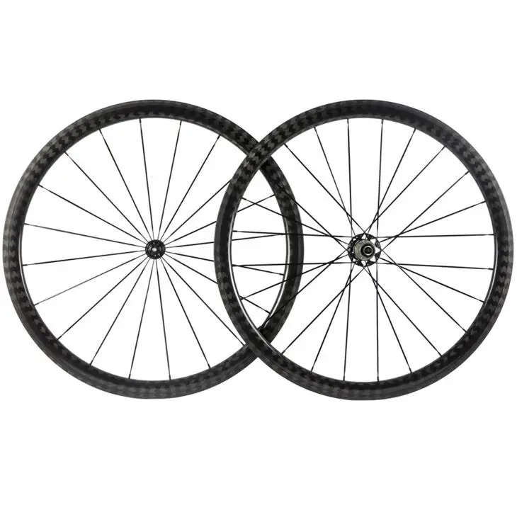 

700C 12k carbon fiber 700C 38mm or 50mm/60mm/88mm depth carbon road wheels racking bike wheelset bicycle taiwan eisen factory