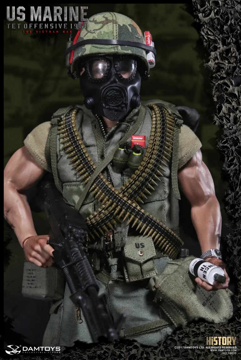 DAM 78038 1/6 U.S.MARINE (TET OFFENSIVE,1968) VIETNAM WAR COLLECTION