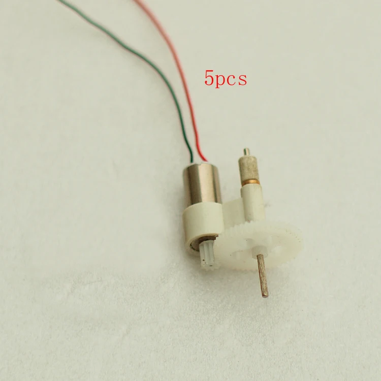 

5PCS Micro 2.3gram 50000Rpm Motor with Gear Box(48:8) for Micro RC Electric Plane DIY 614 Mini Hollow Cup Motor Gearbox Parts