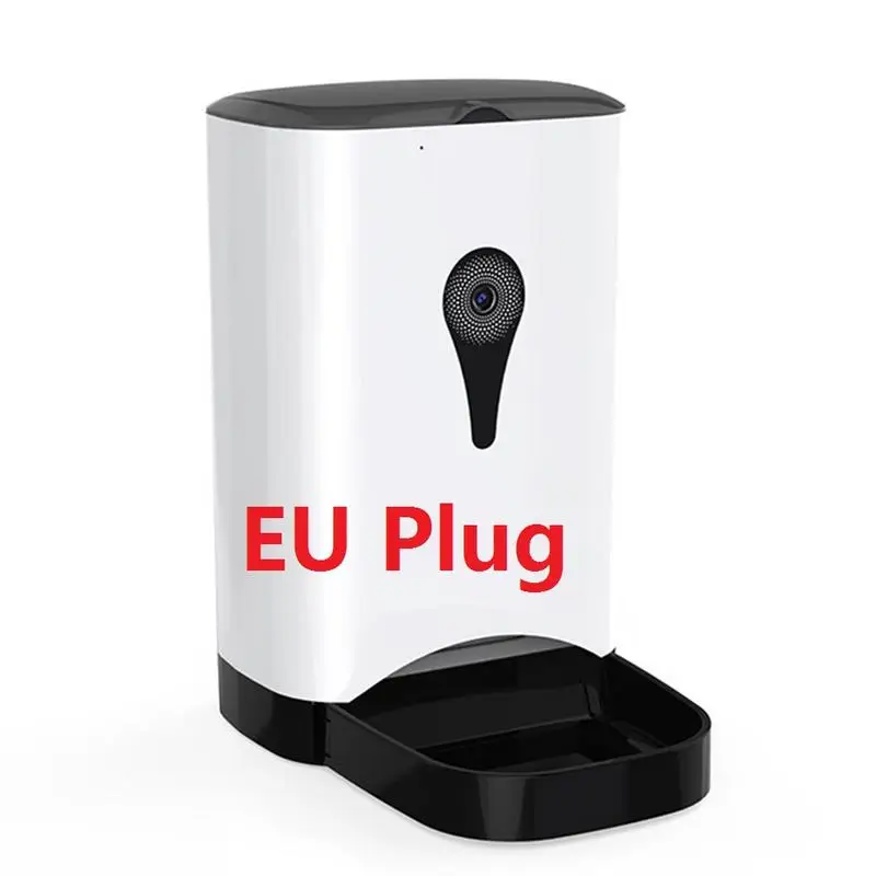 UK/AU/EU 4.5L кормушка для домашних животных, Wifi Пульт дистанционного управления, модная Умная автоматическая кормушка для домашних животных, для собак, кошек, перезаряжаемая без камеры - Цвет: 01