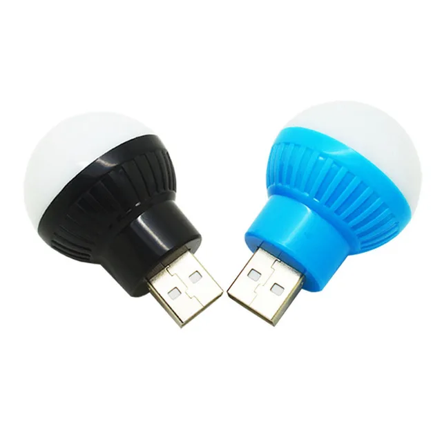 (2pcs/ lot) mini USB Light LED Bulb 5V White Light Cute Night Light 1W ...