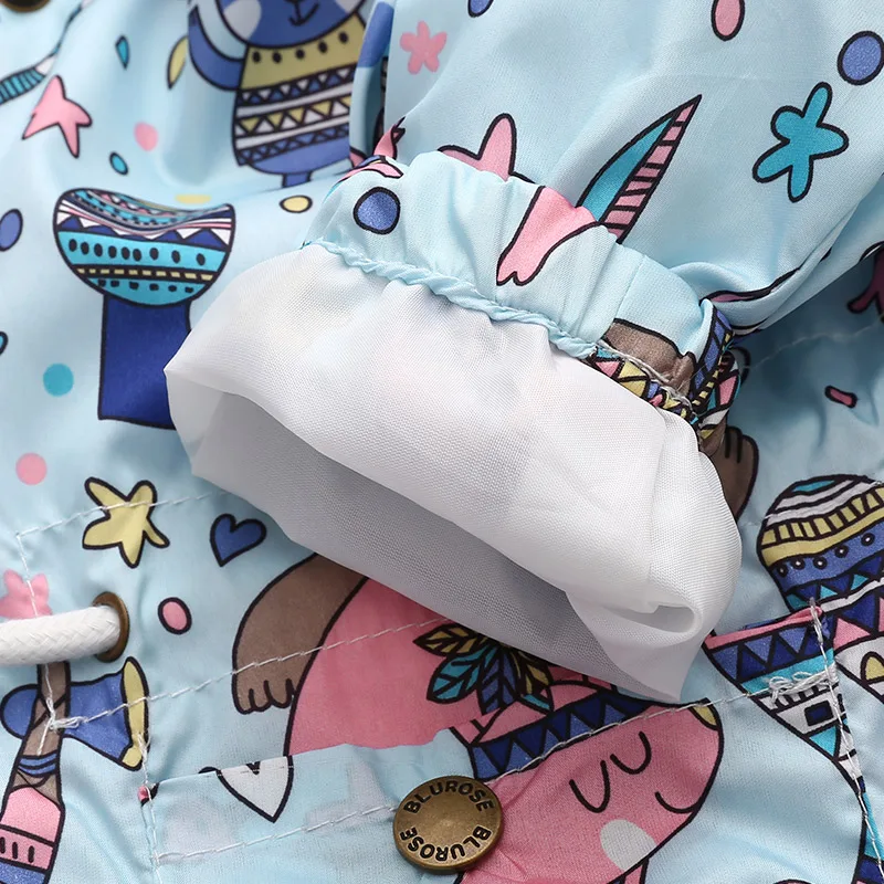 DOSOMA/весеннее Детское пальто и куртка для девочек детская ветровка с капюшоном