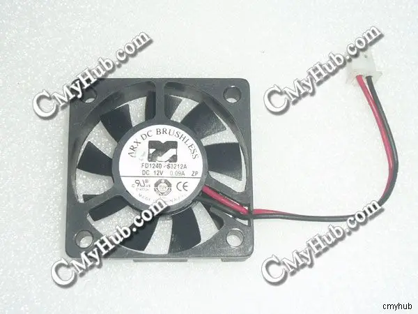 Подлинный для ARX FD1240 S3212A DC12V 0.09A 2pin 2 провода 4010 40X40X10MM Вентилятор охлаждения|cooling