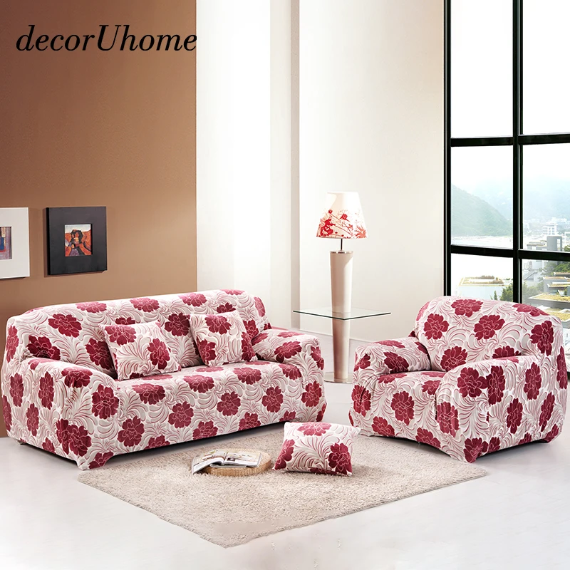 decorUhome Thick Plush Soft Sofa slipcovers Tight Wrap All