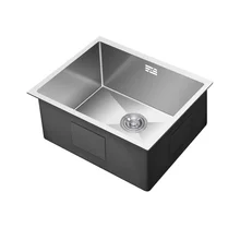 304 ручная раковина из нержавеющей стали с одним лотком, мини-бар, маленькая раковина для мытья посуды, балкон, кухонный стол, нижняя чаша для раковины