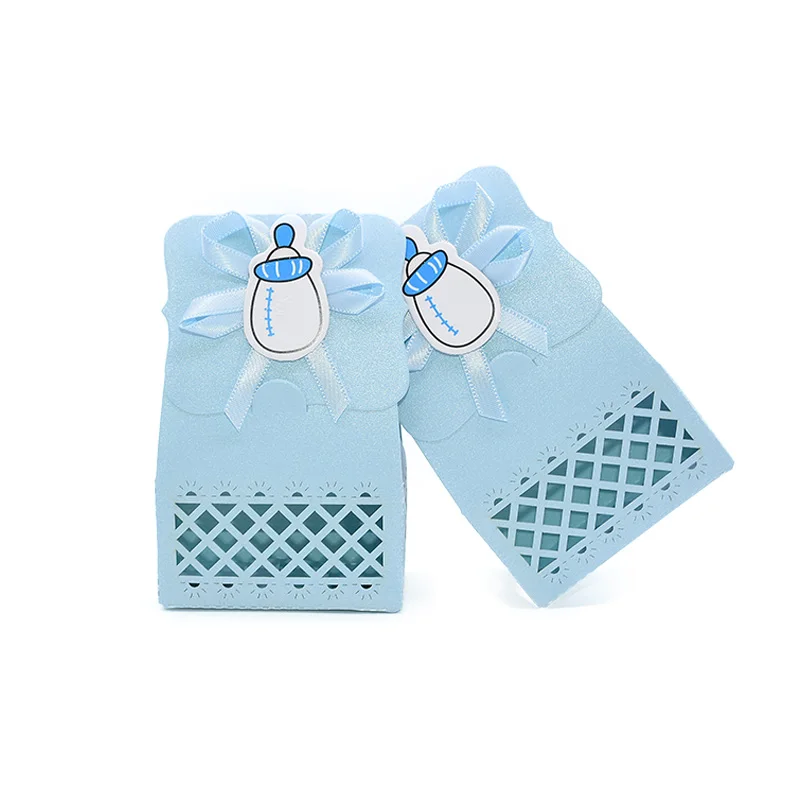 12pcs Baby Shower Favor Candy Boxes with Ribbons, Cute Boy Girl Gift Packaging for Kids... - SKU FCBR0928 - UGI Packaging