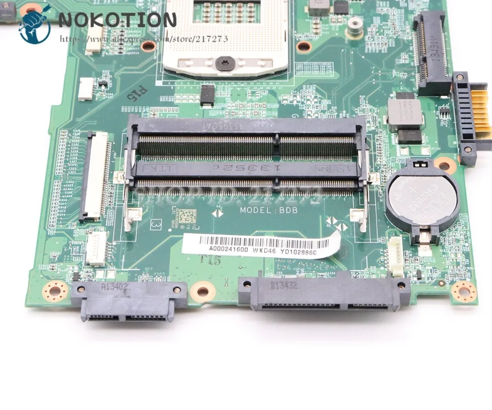 Promo  NOKOTION For Toshiba Satellite P70 P75 Laptop Motherboard HM86 DDR3 GT745M gpu A000241600 A00024035