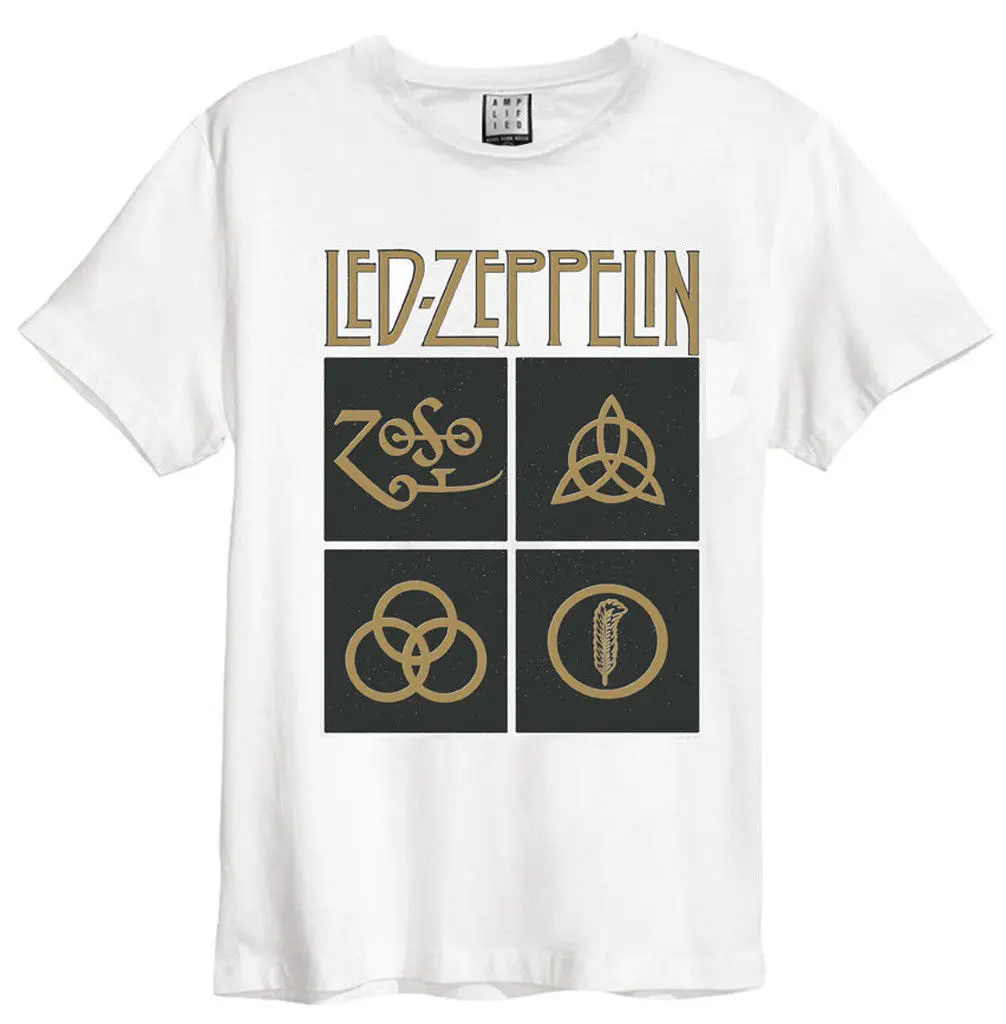Amplified Led Zeppelin Tour 77 Damen T-Shirt S-XL Grau
