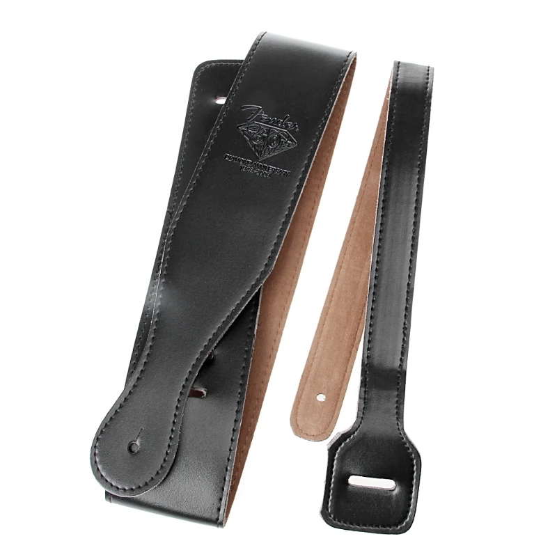 

Adjustable Soft PU Leather Thick Strap For Electric Acoustic Guitar Bass Black