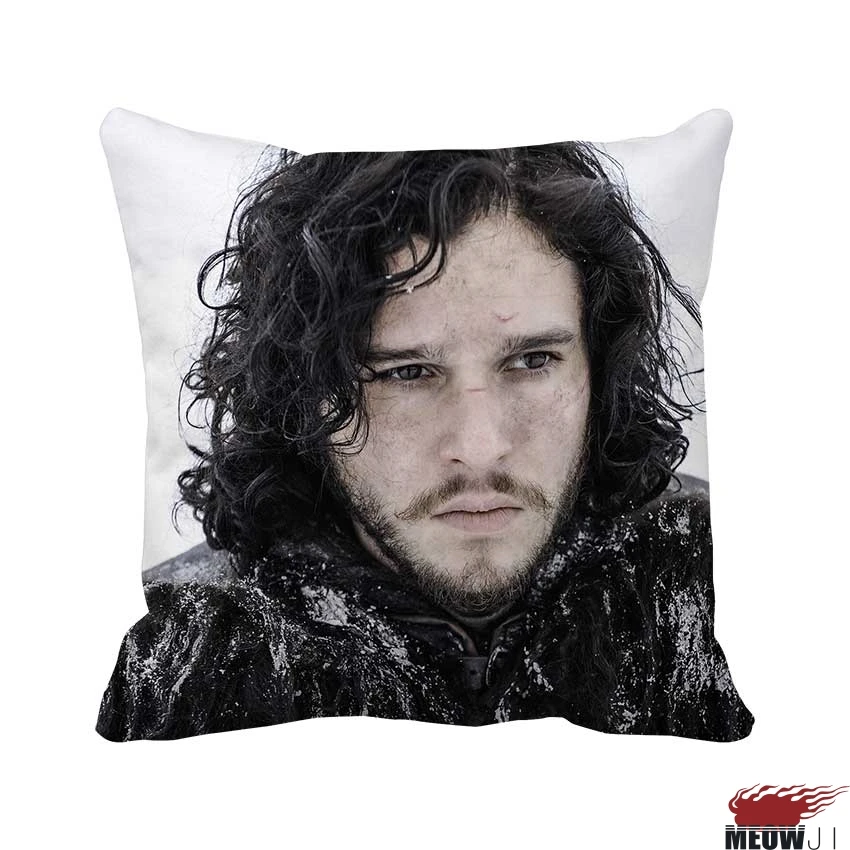 

Game of Thrones Jon Snow Multi Size Throw Pillow Case Free Shipping