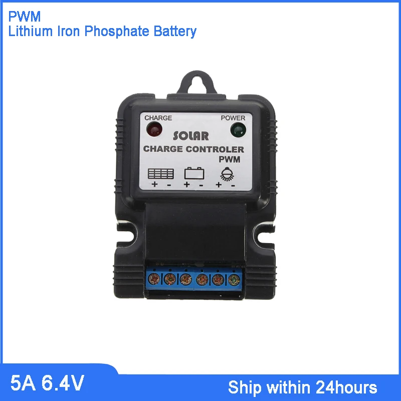 

Qualited PWM Mode 5A 6.4V Solar Charger Controller/Solar Road Light Controller/Lithium-Iron Battery Charge Controller/Solar Part