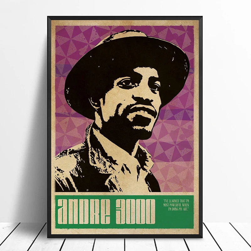Andre 3000 Outkast Music Singer Poster Hip Hop Rap Music
